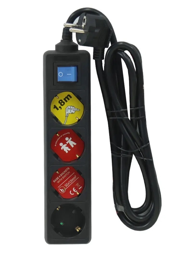 INVO power strip 4-outlet
