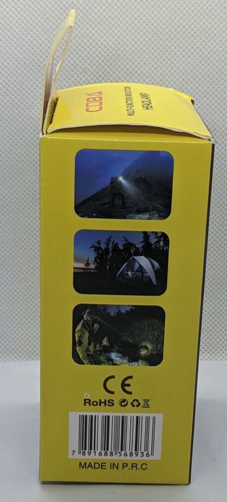 COBA LED Headlamp USB Rechargeable Headlight Torch Work Light Bar Head Band Lamp