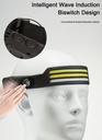 COBA LED Headlamp USB Rechargeable Headlight Torch Work Light Bar Head Band Lamp